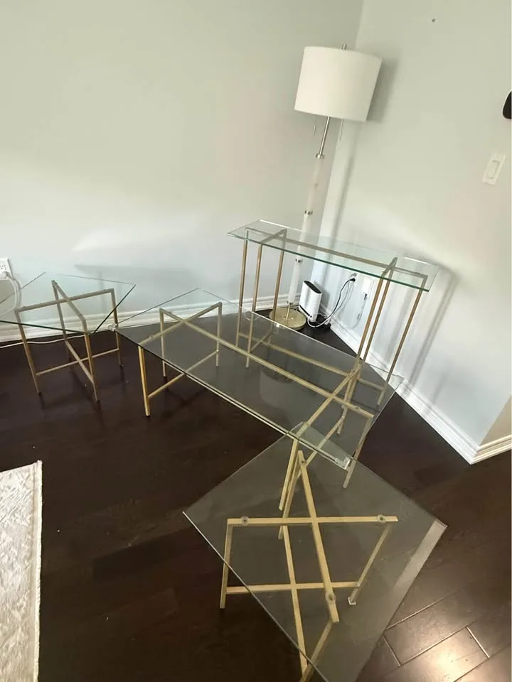 Coffee table + matching side tables and console table image indicator(2)