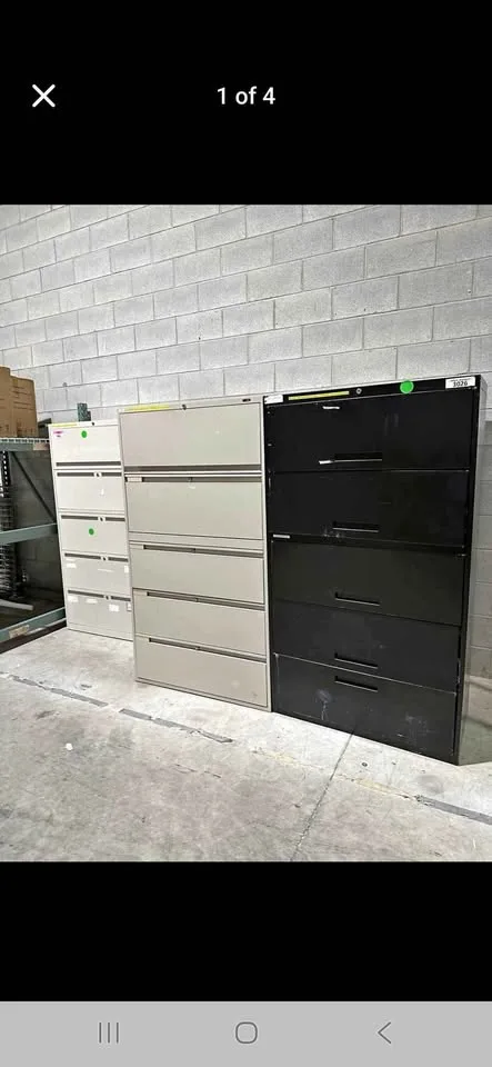 Price Drop on 4 draw lateral filing cabinets!!!! image indicator(2)