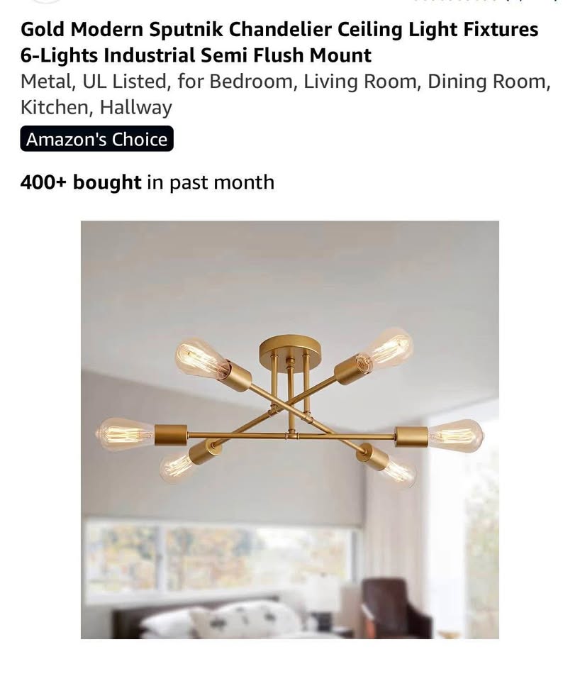 Meixisue creative Light art design gold color