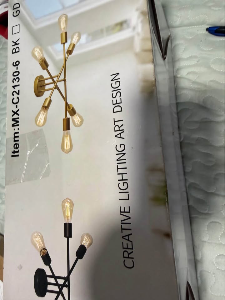 Meixisue creative Light art design gold color - photo 2