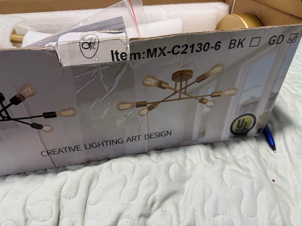 Meixisue creative Light art design gold color - photo 4