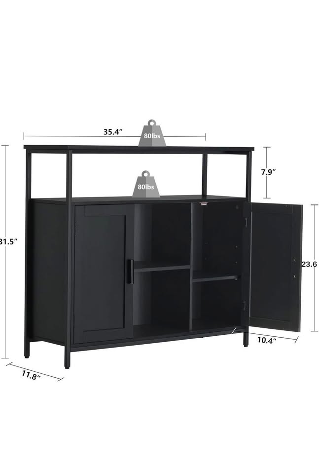 Industrial Floor Storage Cabinet with 2 Doors. - photo 4