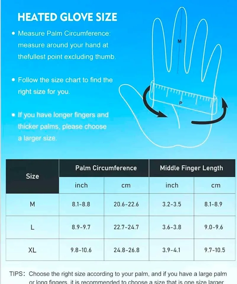 Heated Gloves - Large - New image indicator(4)