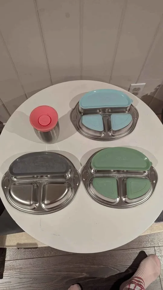 Stainless Steel Toddler Cup and Plates image indicator(2)