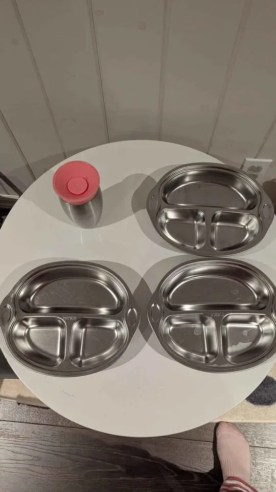 Stainless Steel Toddler Cup and Plates image indicator(3)