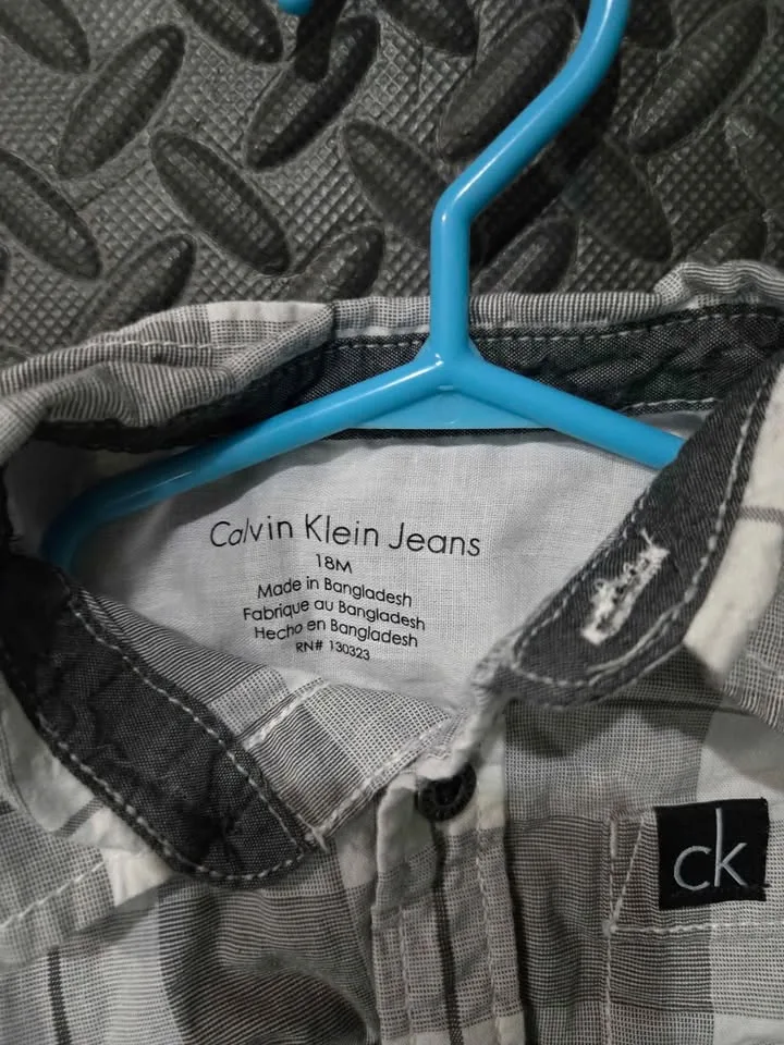 CK Boys Dress Shirt- 18m image indicator(2)