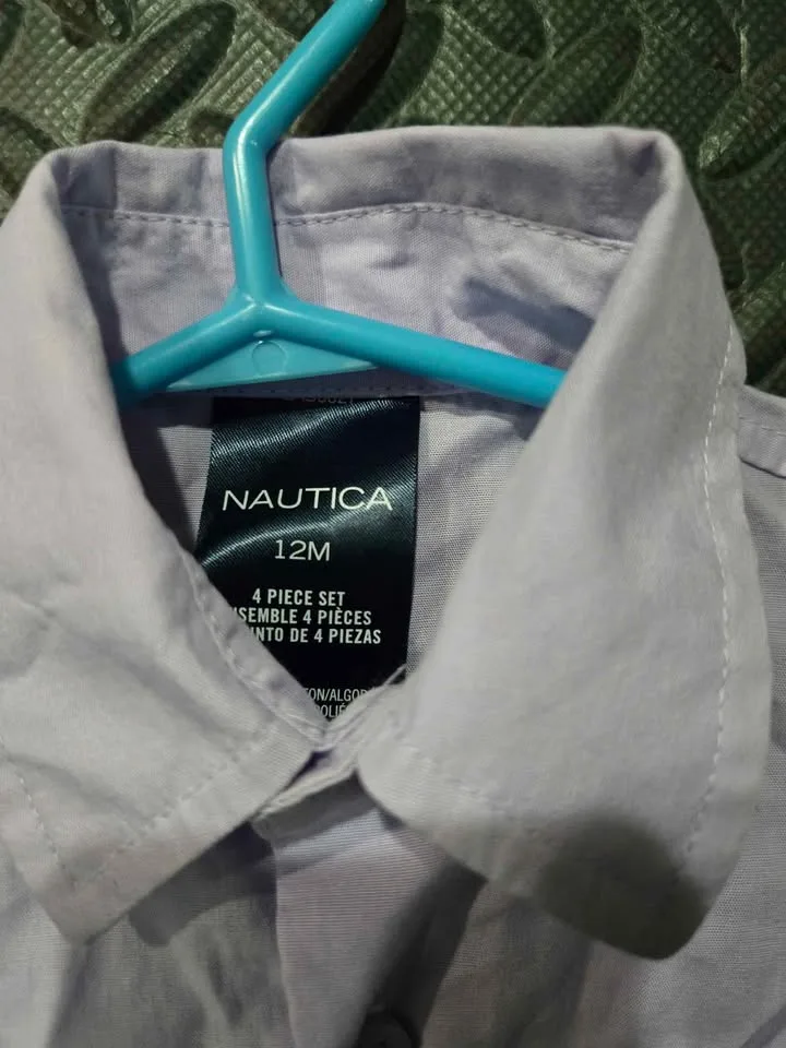 Boys Dress Shirt - Nautica 12m image indicator(2)
