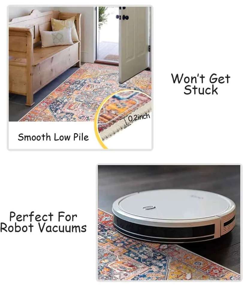 3x5 Rug Entryway Rugs Indoor Non Slip Washable image indicator(2)