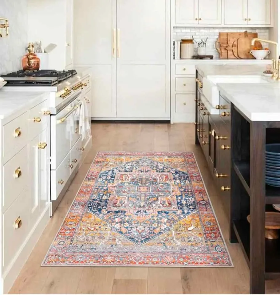 3x5 Rug Entryway Rugs Indoor Non Slip Washable image indicator(5)