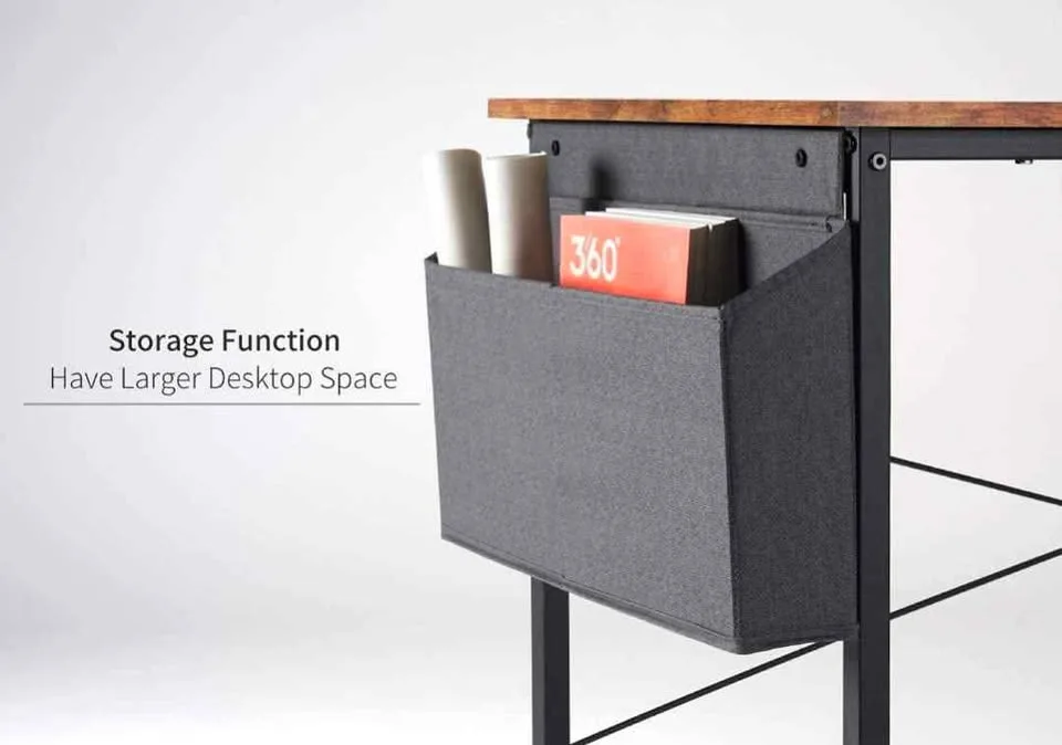 31.5” Computer Desk with Storage Bag & Hooks image indicator(3)