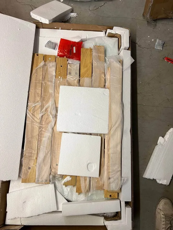 42” Round Dining Table Tempered Glass Top & Solid Wood Frame image indicator(9)