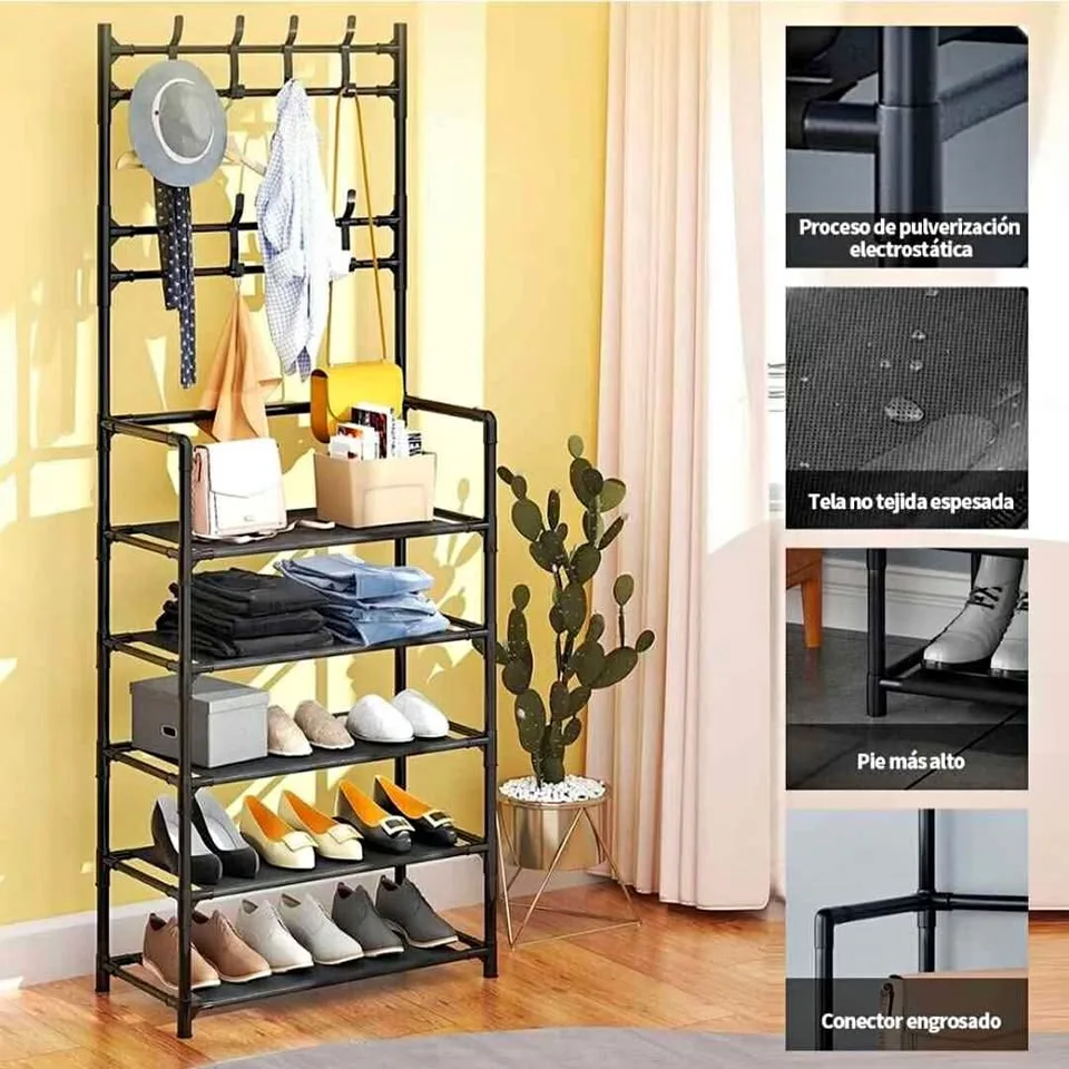 5-Tier Coat & Shoe Rack – $25 (Brand New)