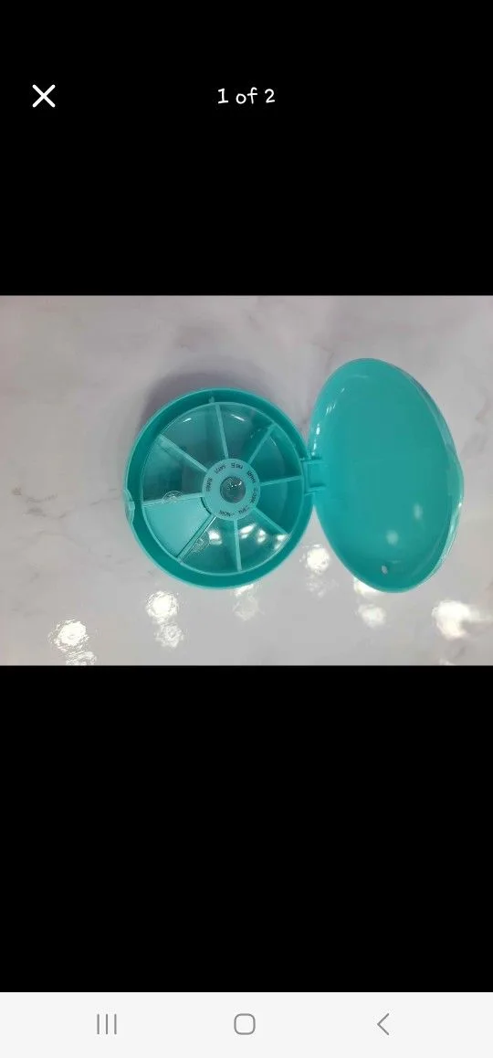 Pill Container Weekly Slots Pill Organizer thumbnail