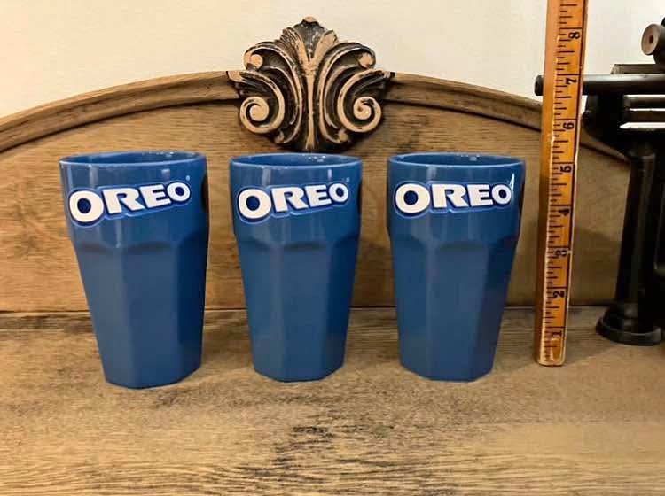 OREO Cookies Tumblers Drinking Glass 5.25" - 3 total