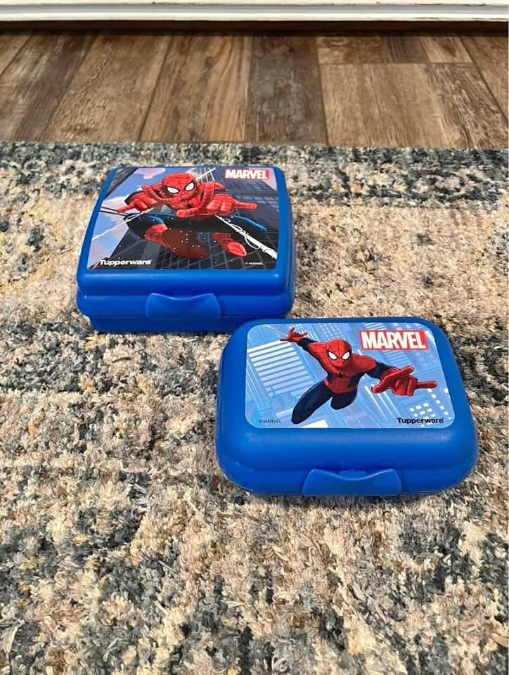 Marvel spider man Tupperware Lunch Containers