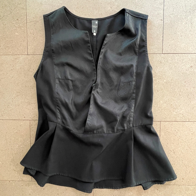Fabulous G-Star Raw Marlene Black Peplum Top-Size Medium - photo 3