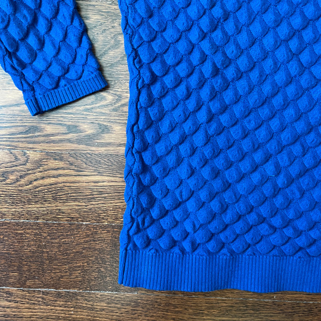 Ted Baker Yayoi Royal Blue Cotton/Cashmere Knit -Size 2/4 - photo 3
