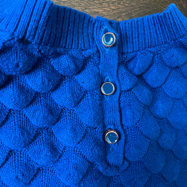 Ted Baker Yayoi Royal Blue Cotton/Cashmere Knit -Size 2/4 - photo 5