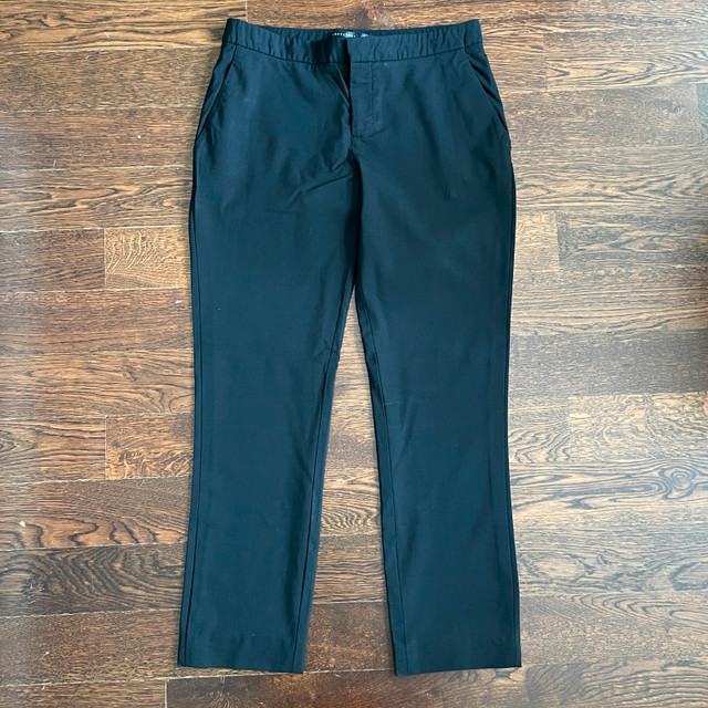 Black Theyskens' Theory Ankle Pants-Size-Size 0