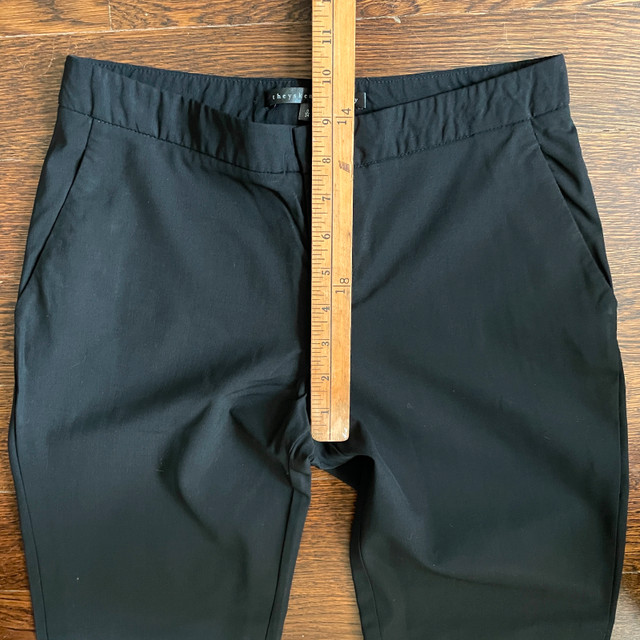 Black Theyskens' Theory Ankle Pants-Size-Size 0 - photo 5