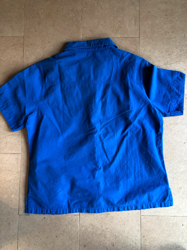 Cute vintage 100% cotton shirt with African women appliqués-Med - photo 3