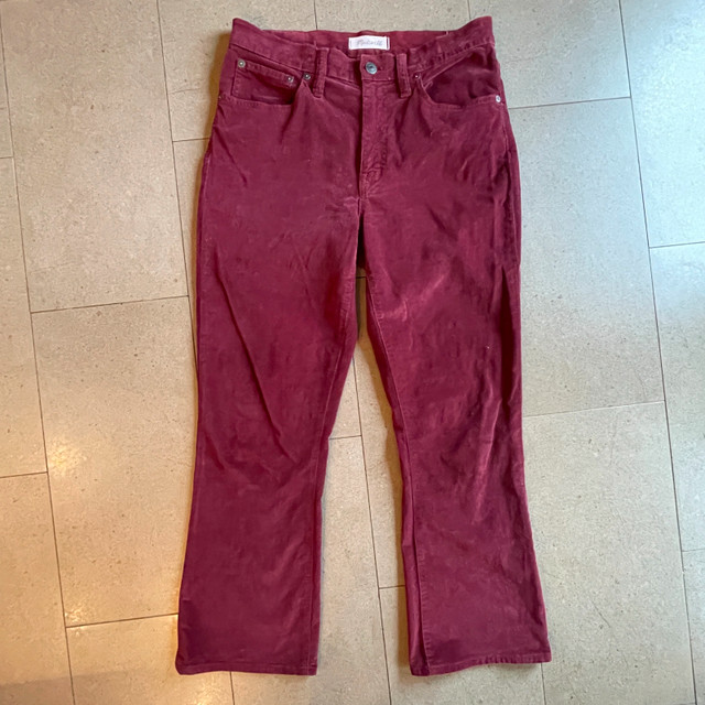 Madewell Velvet Cali Demi-Boot Jeans - Size 28 - photo 2