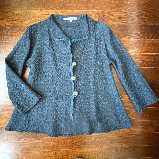 Alexia Von Beck Midnight Blue Aline Jacket Blazer-Small