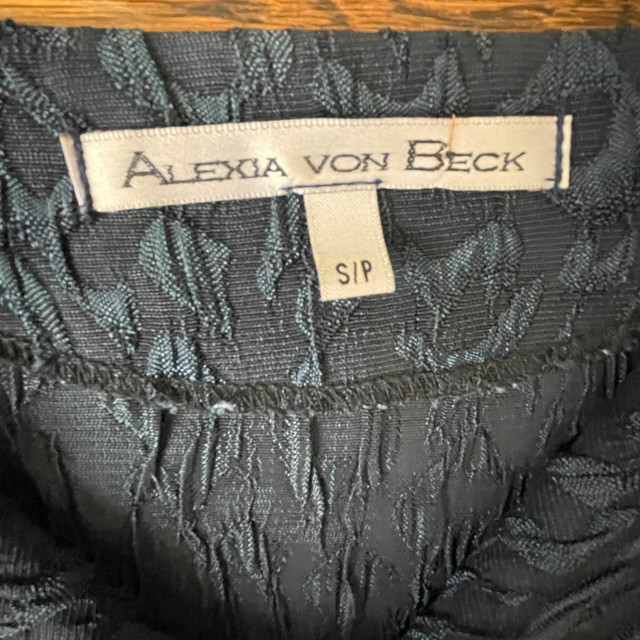 Alexia Von Beck Midnight Blue Aline Jacket Blazer-Small - photo 2