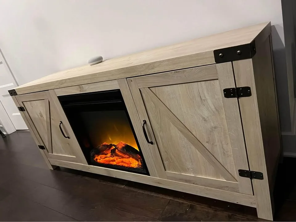 TV Stand with Fireplace - for TVs up to 65" image indicator(3)