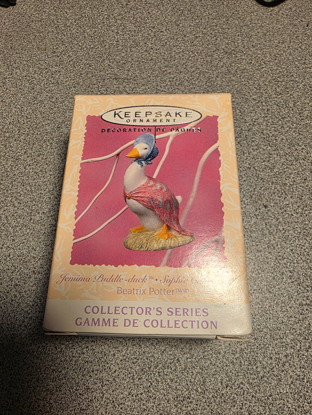 Hallmark Ornament Jemima Puddleduck Beatrix Potter