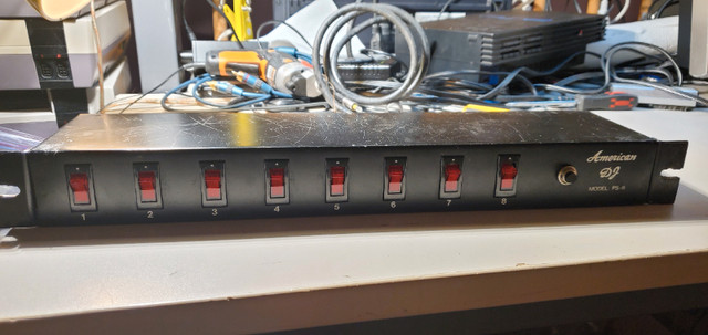 8 Port switchable ON/OFF Power Bar American DJ PS-8 - photo 2