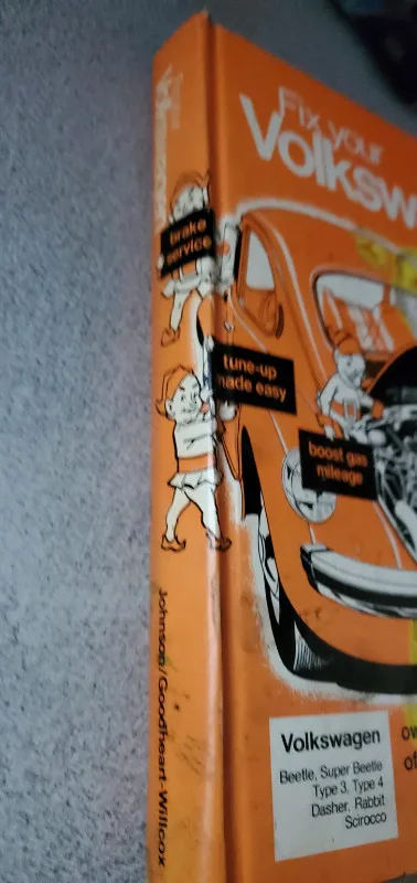 Vintage 1975 Fix Your Volkswagen Beetle,Type3 & 4 Dasher Rabbit image indicator(2)
