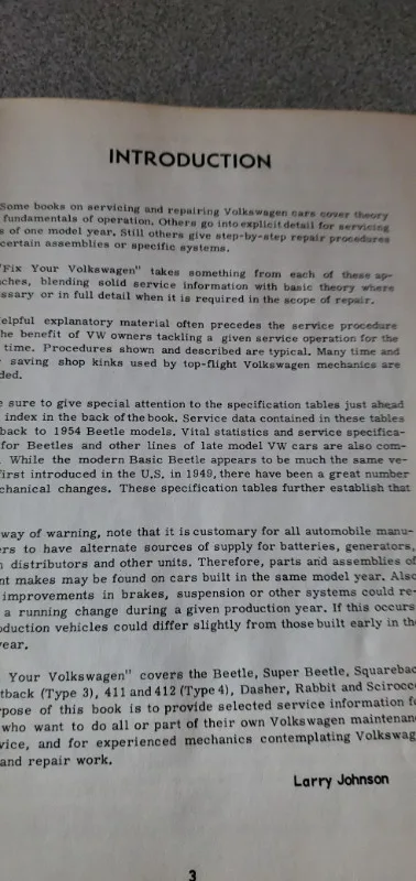 Vintage 1975 Fix Your Volkswagen Beetle,Type3 & 4 Dasher Rabbit image indicator(4)