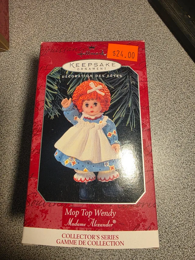 Hallmark Keepsake Christmas Ornaments Mop Top Wendy