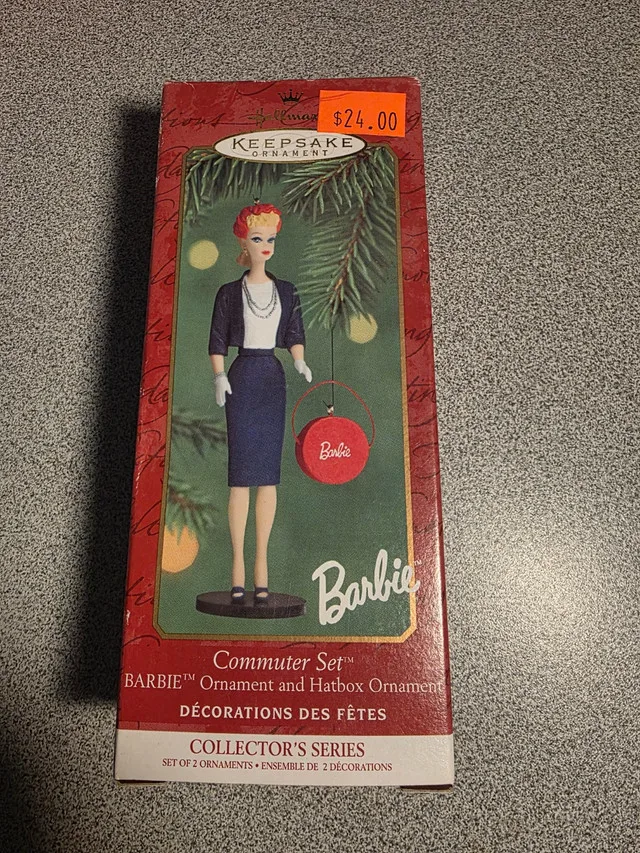 Hallmark Keepsake Christmas Ornaments Barbie$10ea image indicator(3)