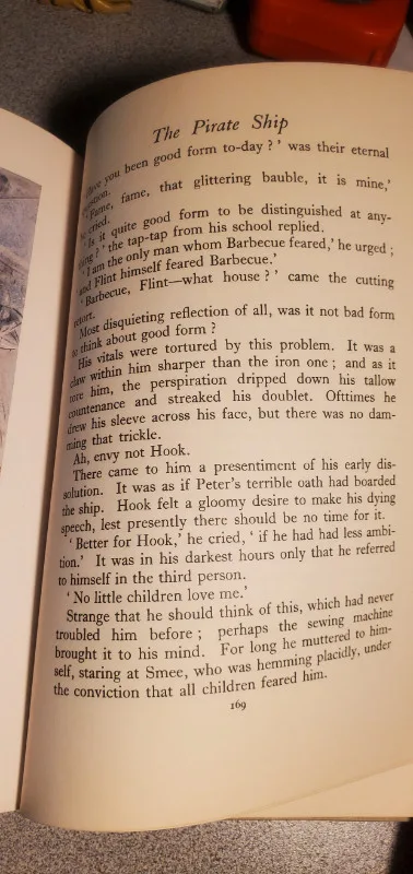 Peter Pan & Wendy Hardcover Book 1940 Blampied, T image indicator(3)