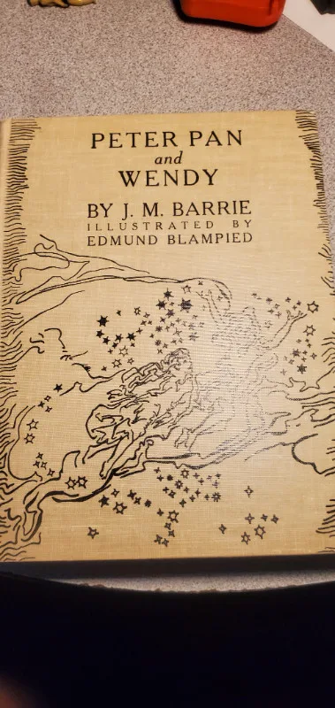 Peter Pan & Wendy Hardcover Book 1940 Blampied, T image indicator(4)