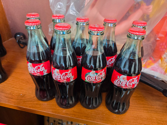 22 Vintage Coke Bottles Unopened Nascar/Sanata/MLB