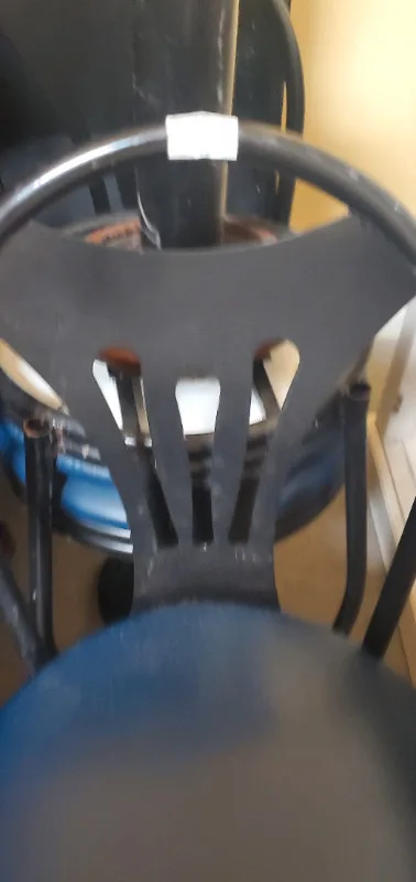 Vintage Retro Diner/Barstool Stool Chair Blue thumbnail