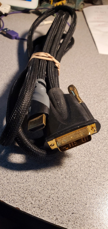 7 foot Monster DVI to HDMI Adapter cable In good condition