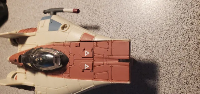 A-Wing Red Starfighter Star Wars Micro Machine 1995 image indicator(3)