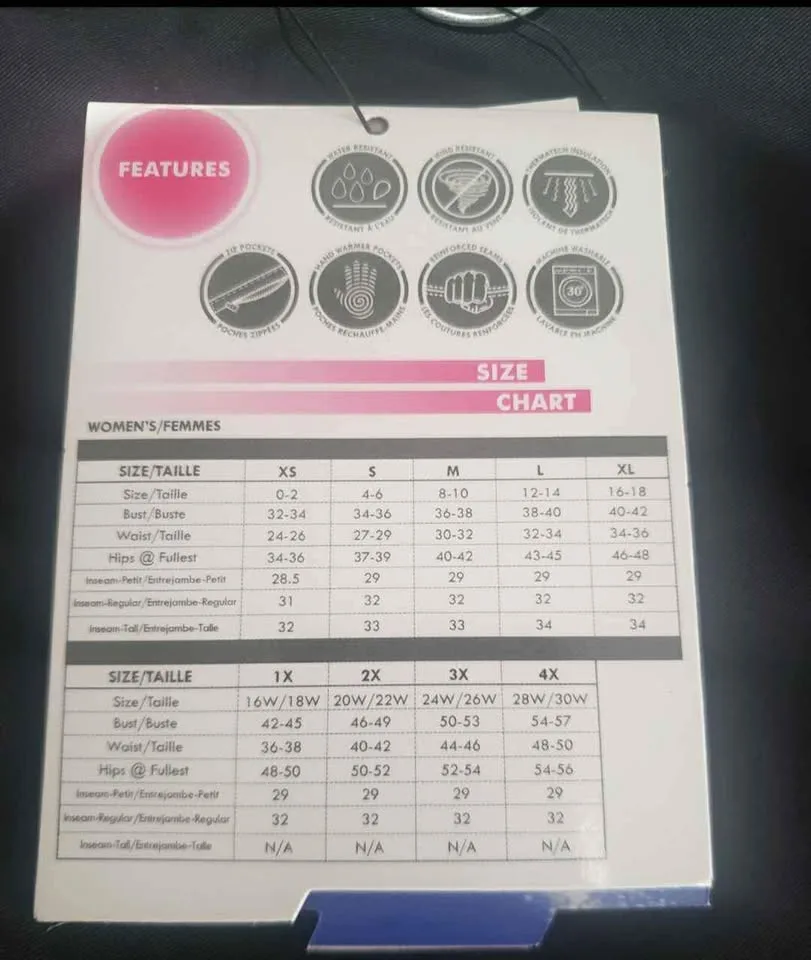 Women's winter snowpants size S image indicator(2)