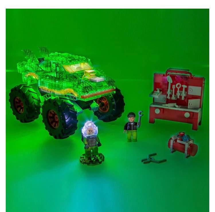 Laser Pegs Green Monster Truck - photo 3