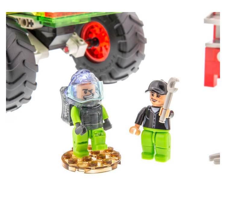 Laser Pegs Green Monster Truck - photo 4