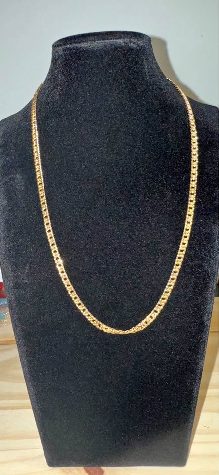 20 in 18k Gold Fill Double Cuban Necklace