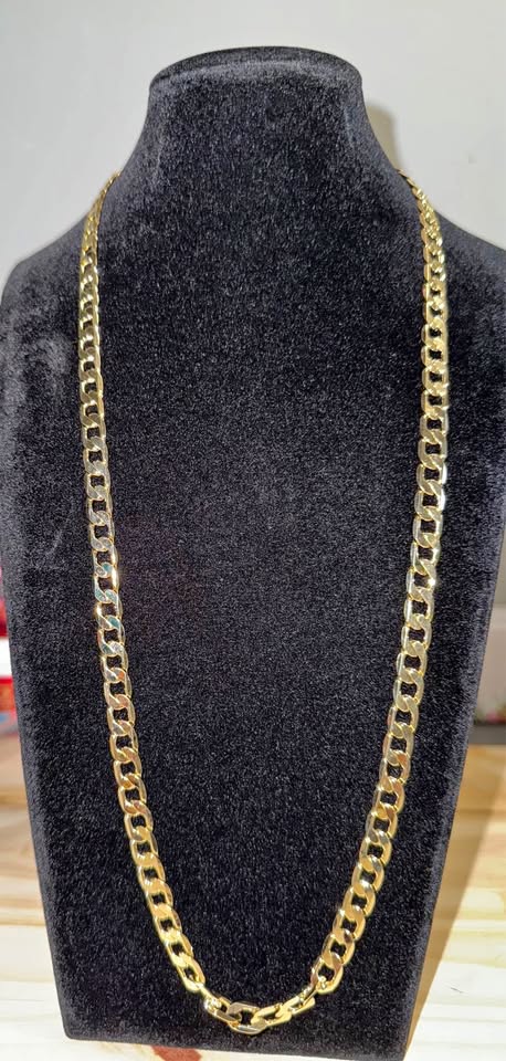 26 in. 18k Gold Fill Cuban Necklace