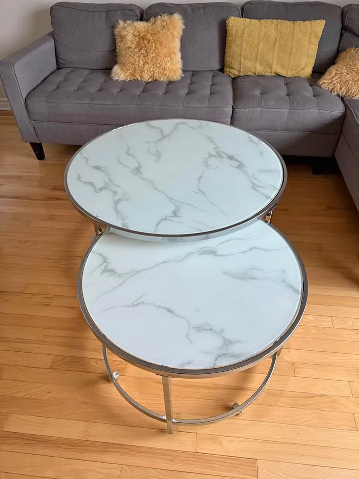 Marble coffee table