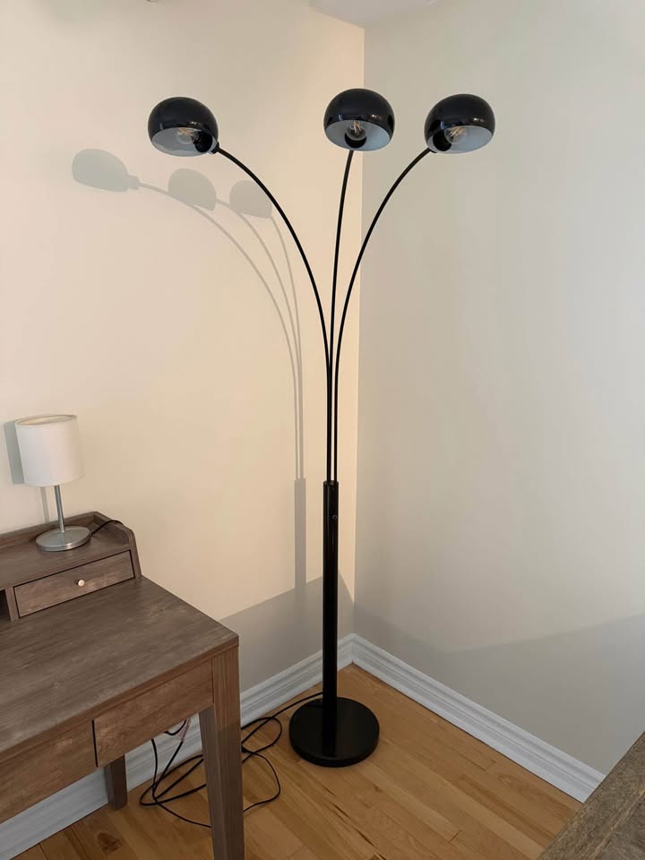 Black standing lamp - photo 2