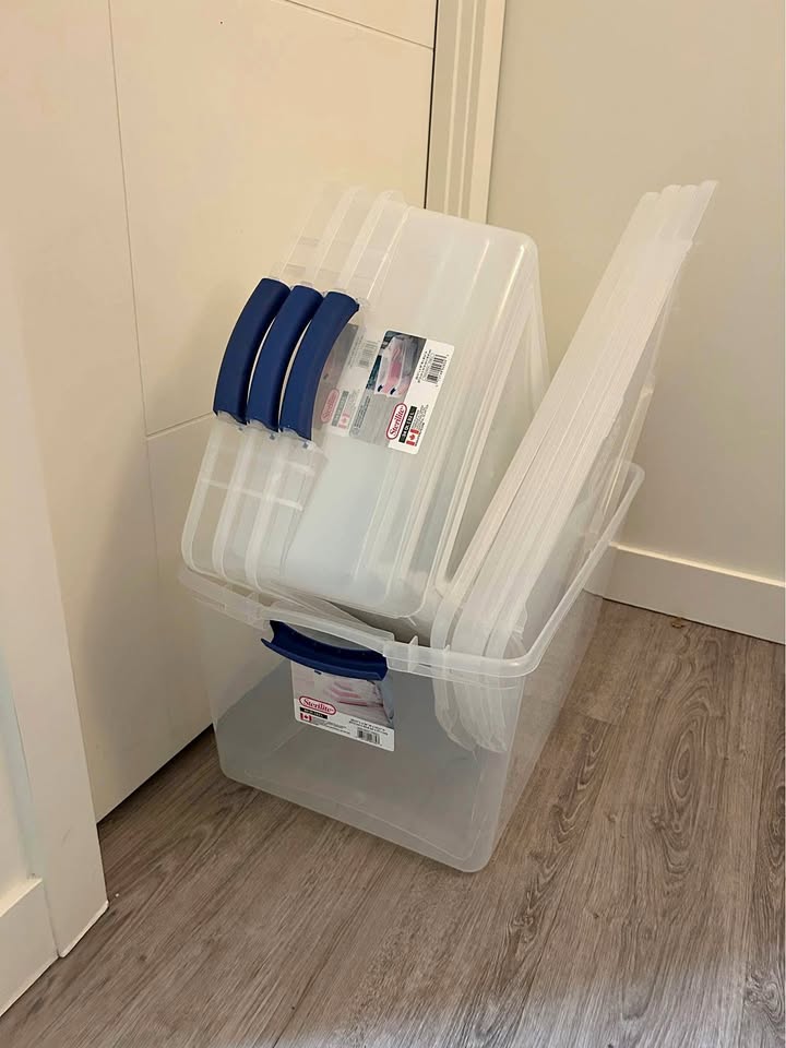STERILITE Bins/ Storage Boxes with covers