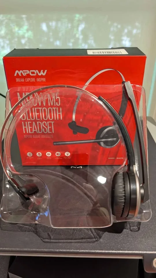 Mpow M5 Bluetooth Headset - New in Box image indicator(2)